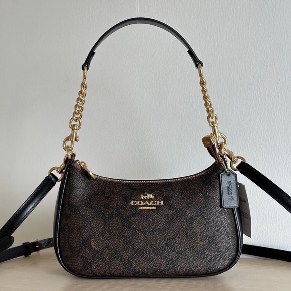 Coach Handbags - coach Teri Shoulder Bag In Signature Canvas